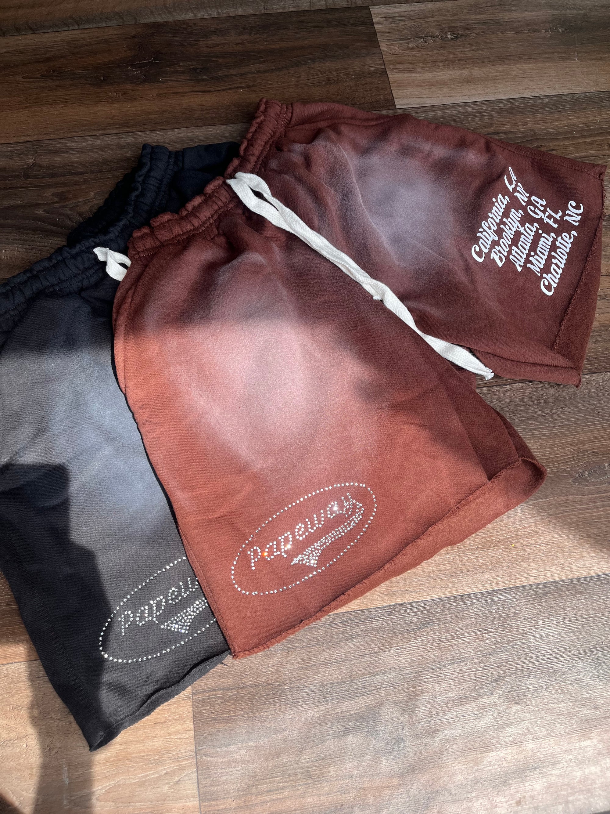 Brown “Destination” Shorts